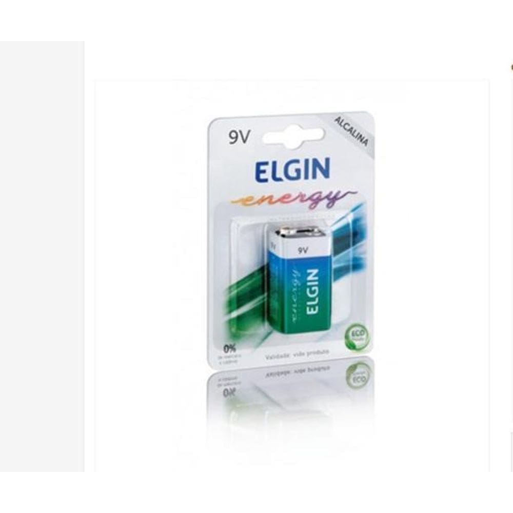 Bateria Elgin Alcalina 6Lr61 9V
