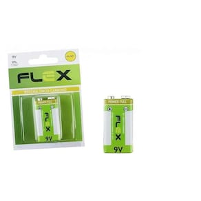 Bateria 9V Flex Zinco Comum Brinquedos Microfone Jogos 1 Un