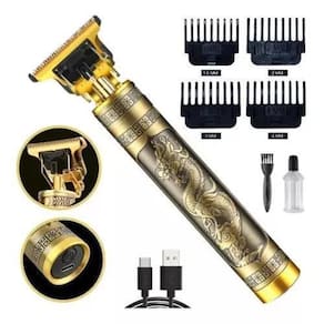 Maquina Acabamento Recarregável Detalhe Cabelo Barba Sem Fio