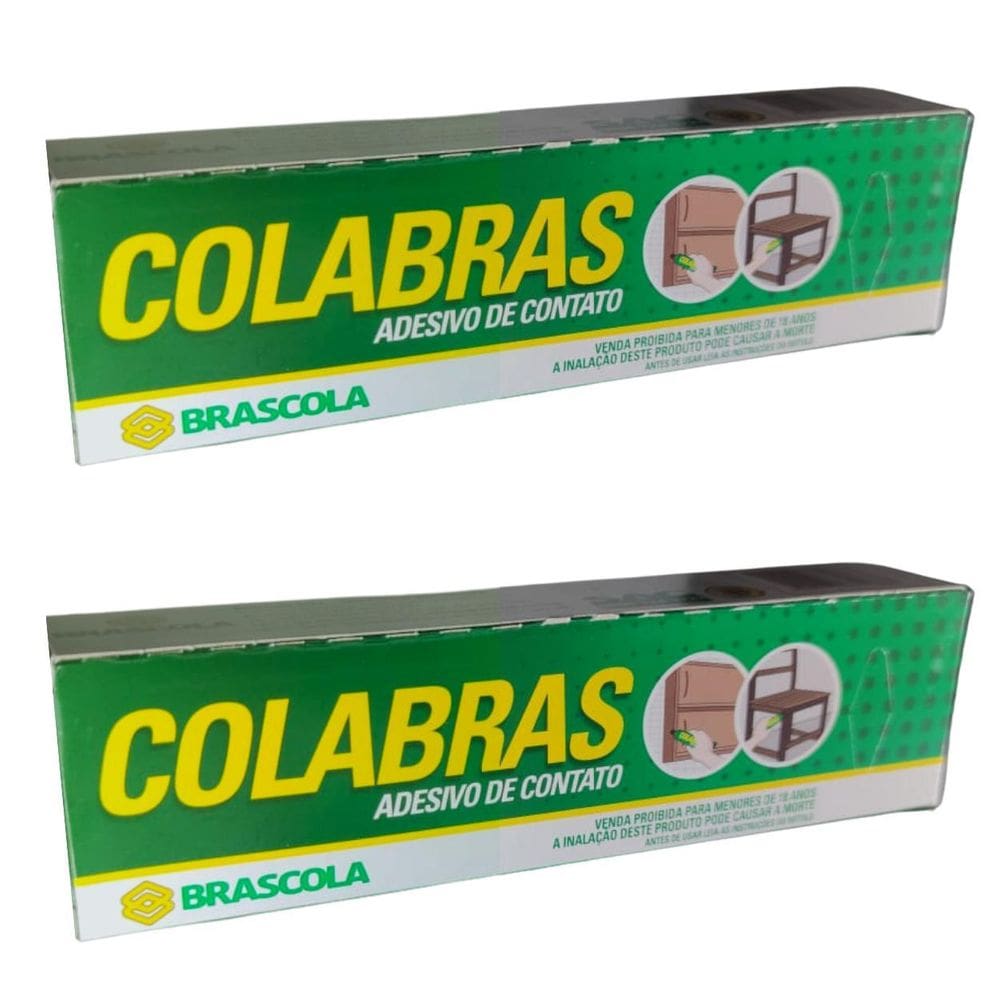Kit 3 Adesivo Contato Sapateiro Tenis Colabras 30G Brascola