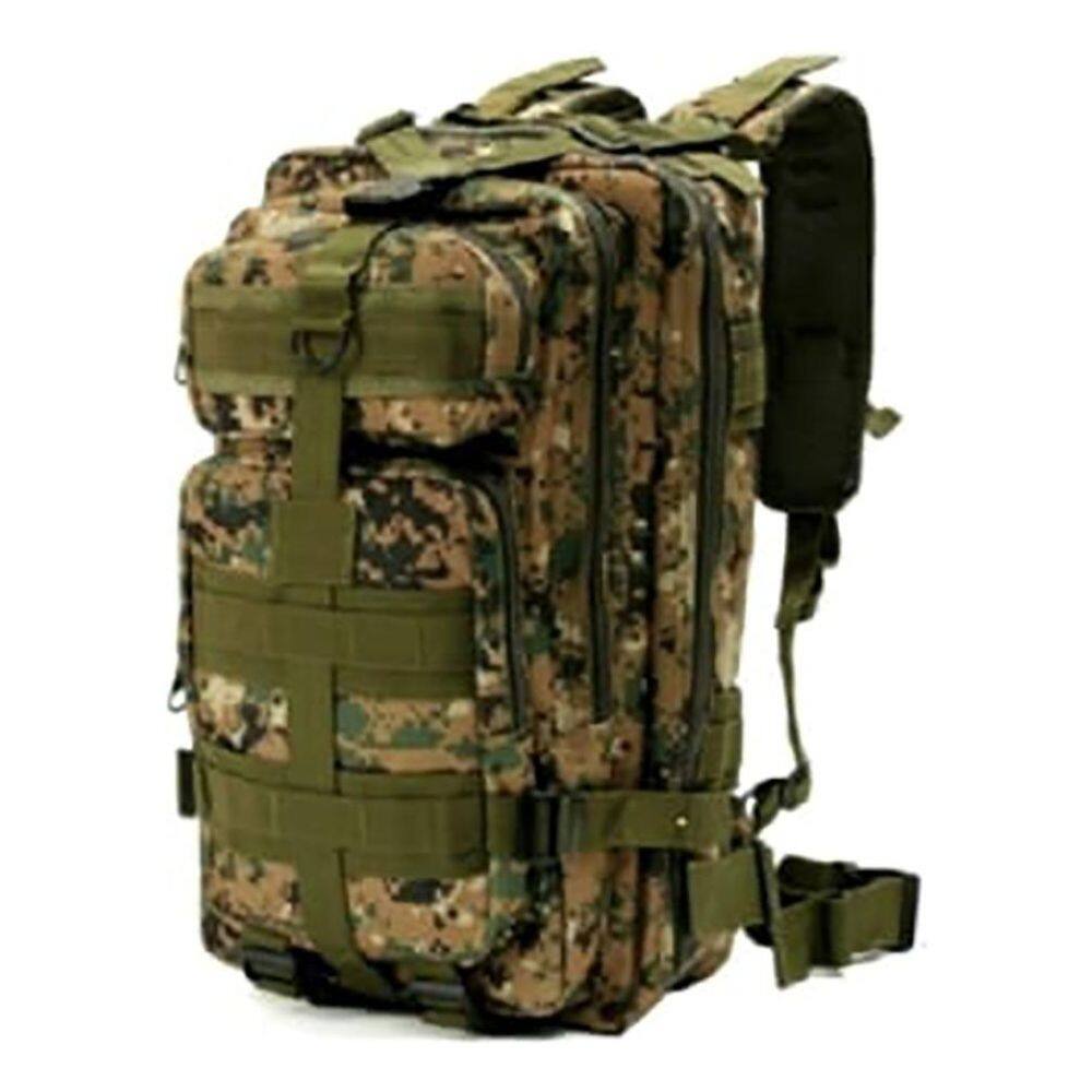Mochila Camping 40L Militar Trilha Mc1438 Esportiva Camufla