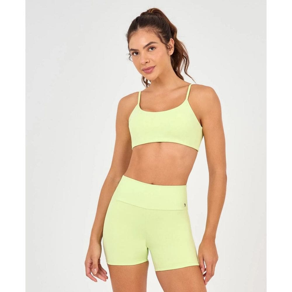 Top Alto Giro Eterno Liso Costas Decotas Feminino Ref:2431501