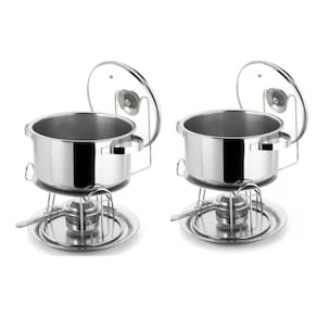 Kit 2 Réchaud 7L Panela Aço Inox Para Buffet Forma