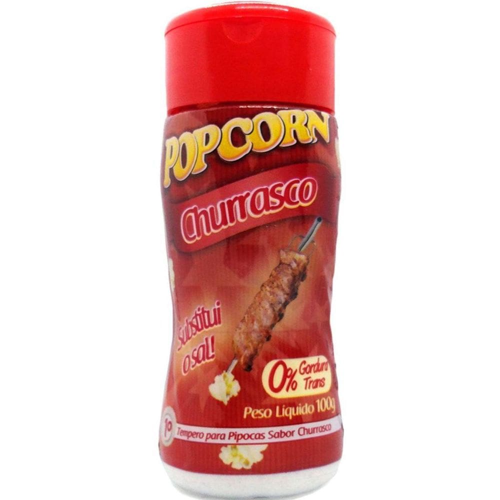 Combo 3 Temperos Pipoca Popcorn Sabores Churrasco, Pizza E