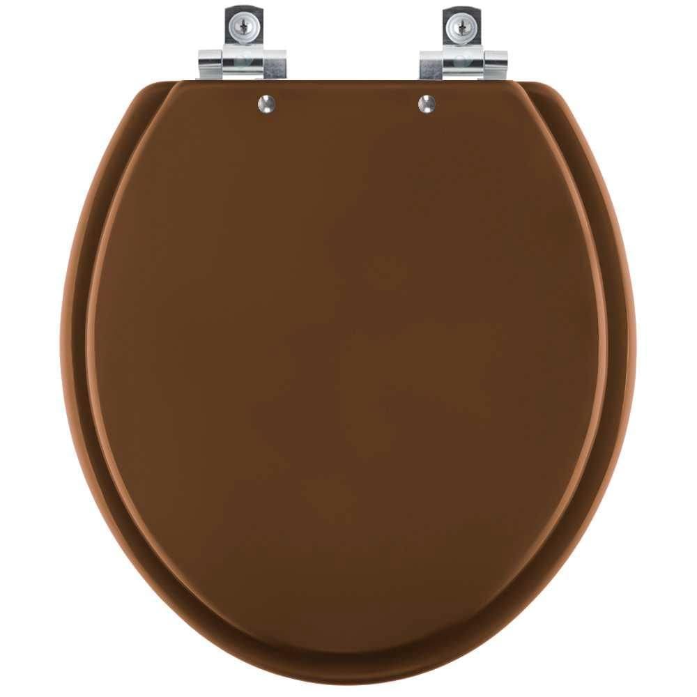 Assento Sanitário Soft Close Contemporary Ocre para vaso Hervy