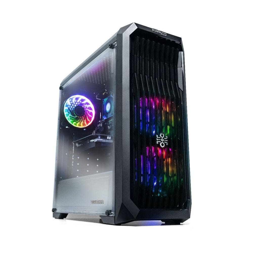 Pc Gamer Amd Athlon 3000 8Gb Ssd 240Gb Rx 550 Soldier Rgb