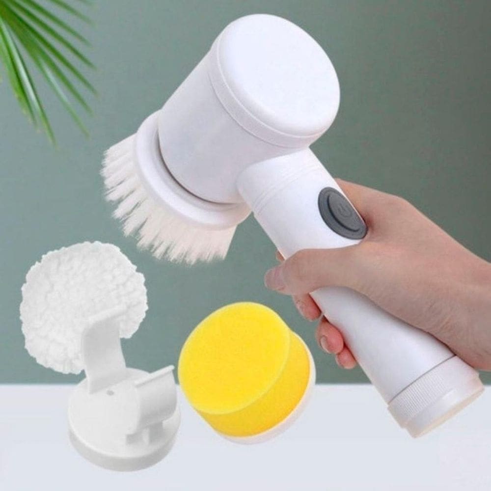 Escova Elétrica Usb Super Azulejo Microfibra 360º Ajustável