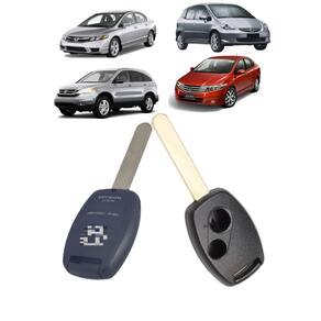 Capa Carcaça Chave Hon Civic Fit Crv City 2Botoes Sem Panic