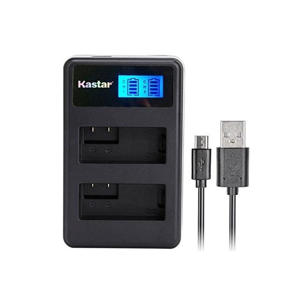 Carregador De Bateria Digital Duplo Canon Kastar Cb-Lpe8