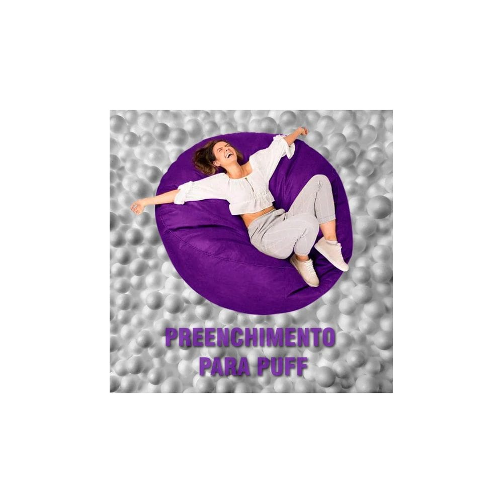 Flocos Isopor 300 Litros Para Enchimento Puff E Artesanato