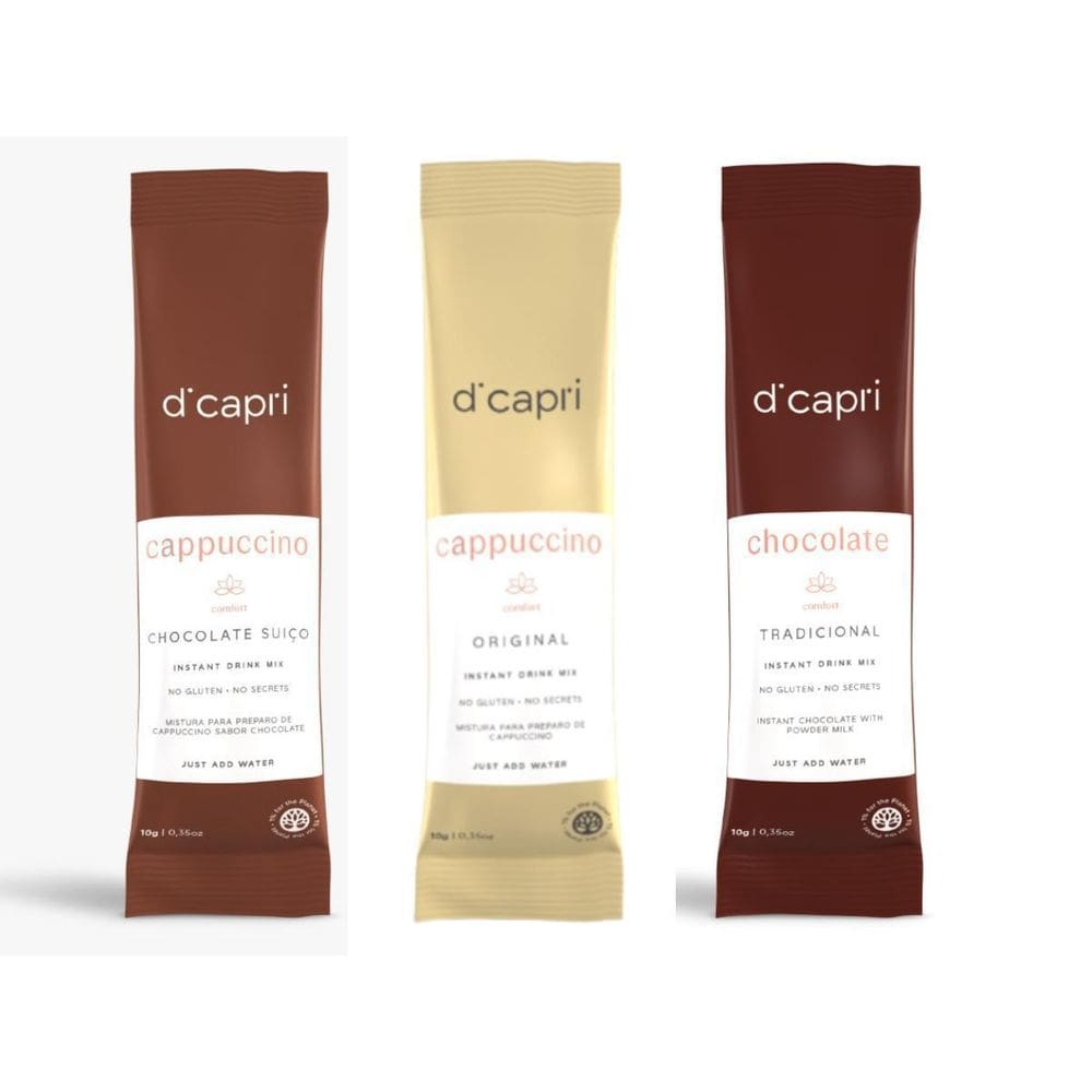 Combo Cappuccino Di Capri - Trad. e Choc. 10g 60 unid
