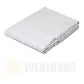 Lona Encerado Reforçada Branca 4X4 Mts 100G/M 150 Micras