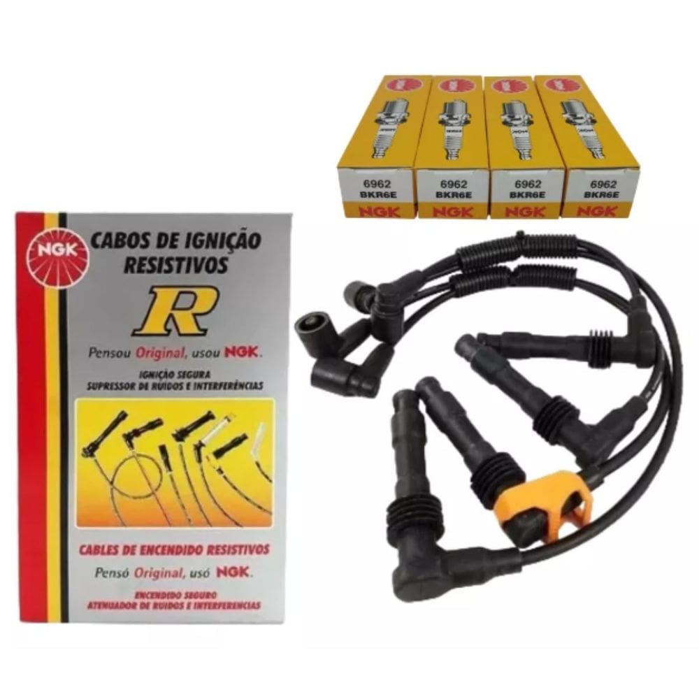 Kit Cabos + Velas Ngk Corsa Tigra 1.0/1.6 16V Gasol...