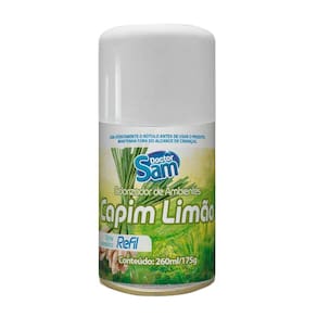 Refil Odorizador De Ambientes Capim E Limão - 260Ml/175G