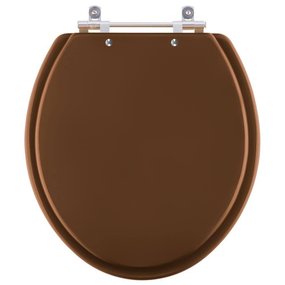 Assento Sanitário Laqueado Evolution Ocre para louça Santamarina