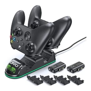 Carregador Xbox Controle One Series S E X +2 Baterias 800Mah
