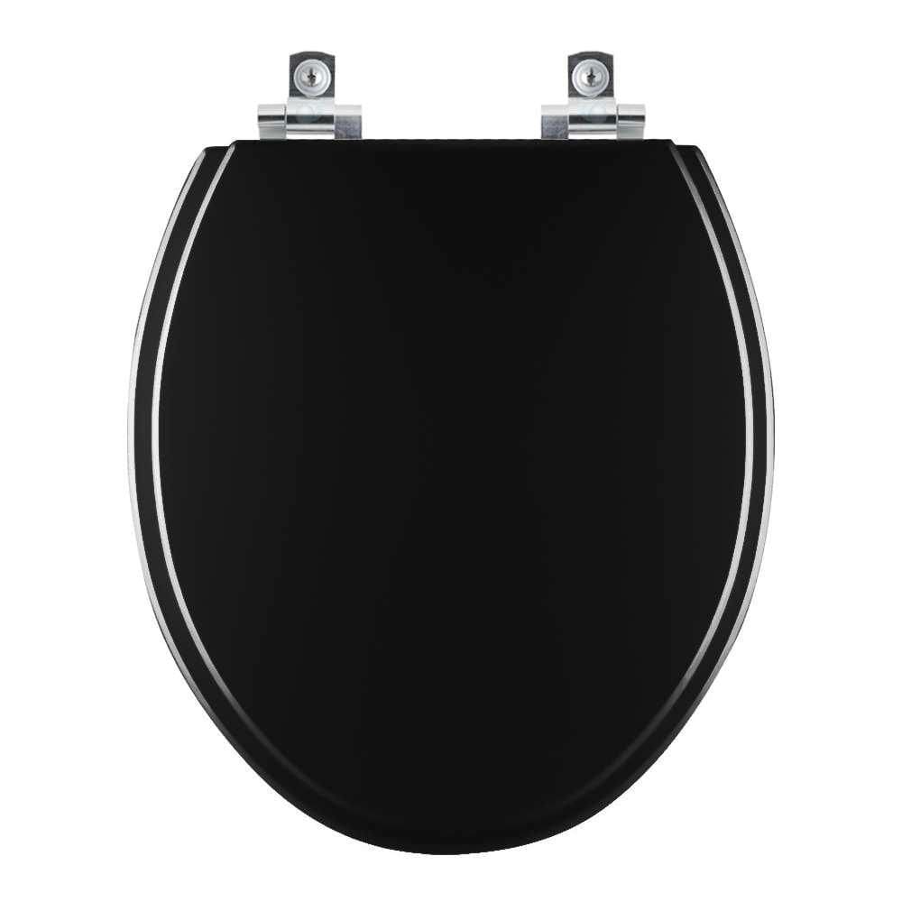 Assento Sanitário com Amortecedor Dream Ébano (Preto) para vaso Deca