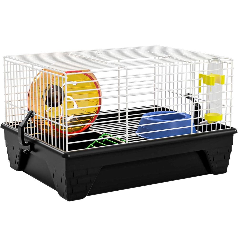 Gaiola para Hamster Pronta para Uso com Rodinha e Acessórios