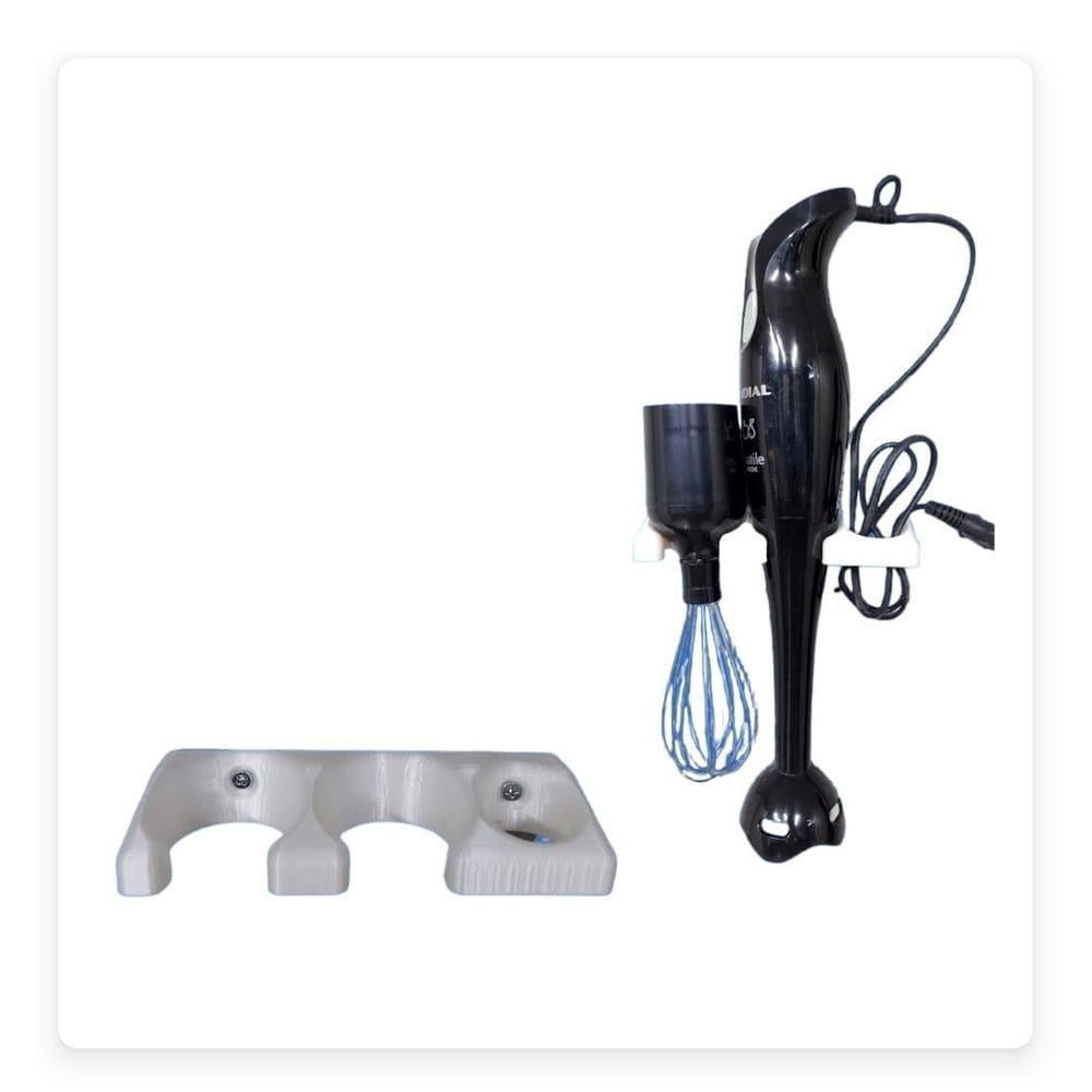 Suporte De Parede Para Mixer Britânia E Mondial Cor Perola