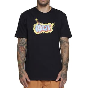 Camiseta RVCA Wizardry SM25 Masculina Preto