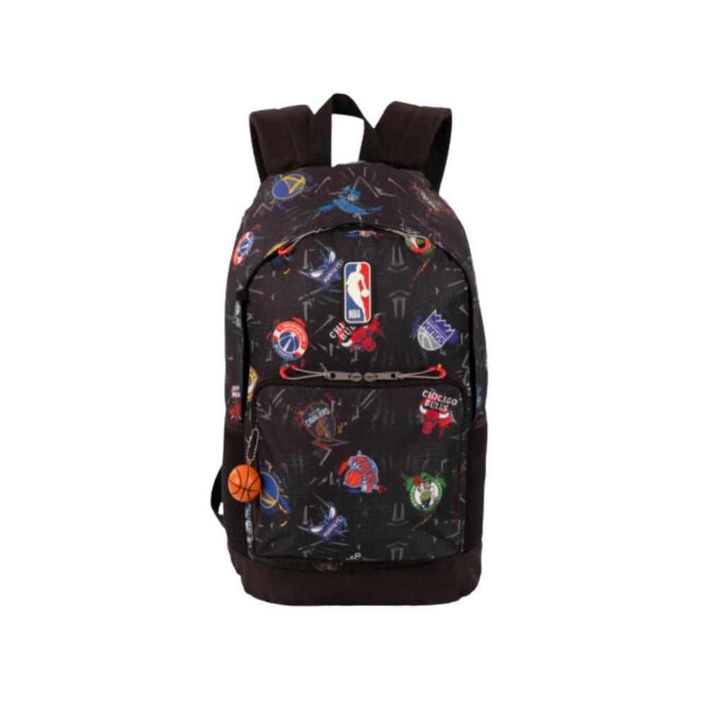 Mochila Grande Nba Begins - Graffiti Cinza 46x29x20cm 23L