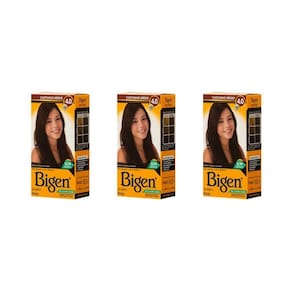Coloraçao Bigen 47 Castanho Medio - Kit Com 3Un