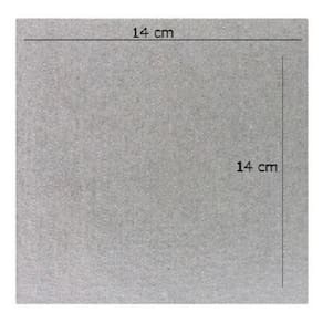 Tampa De Mica Para Microondas 14 X 14Cm