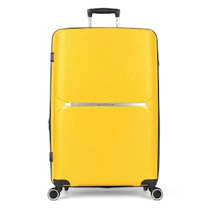 Mala De Viagem Grande 32Kg Cadeado Tsa Polipropileno Amarelo