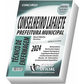 Apostila Conselheiro Lafaiete - Mg - Técnico Em Enfermagem