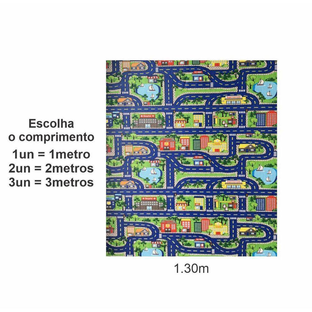 Tapete Infantil Pista 1.30M Engatinhar Atividade Termico Bb