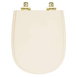 Assento Sanitário com Amortecedor Paris Bone para vaso Ideal Standard com Ferragem Dourada