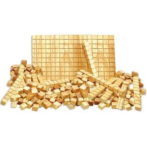 Material Dourado C/Estojo De Madeira 111 Pecas