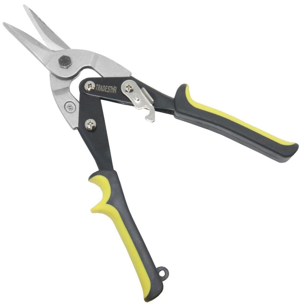 Tesoura Aviação Cortar Chapa Esq Dir Reta 10 Corneta