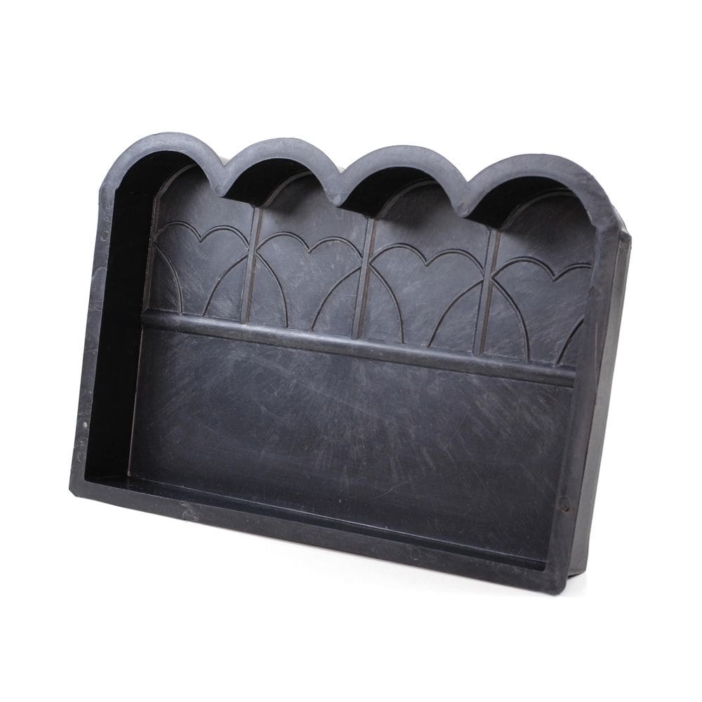 Forma Piso Bloquete Meio Fio Para Jardim 42X25X5 Kit 2Pcs