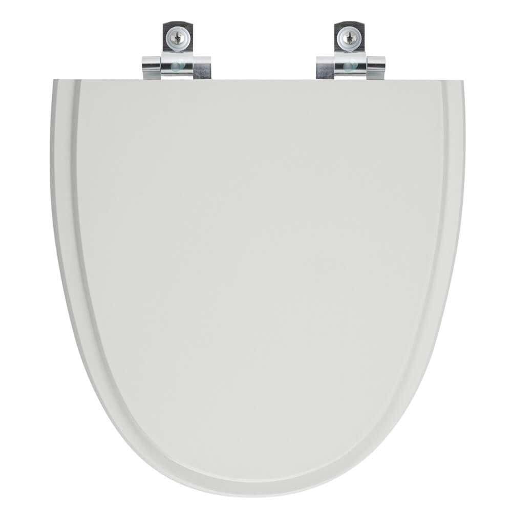 Assento Sanitário Soft Close Aloha Cinza Prata para vaso Celite