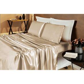 Roupa Cama Casal Super King Charmousse Seda Com Alto Brilho