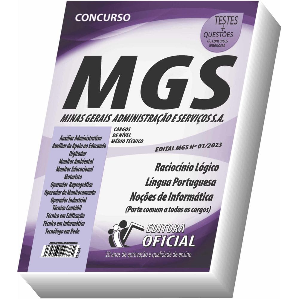Apostila Mgs - Mg - Nível Médio Técnico - Parte Comum