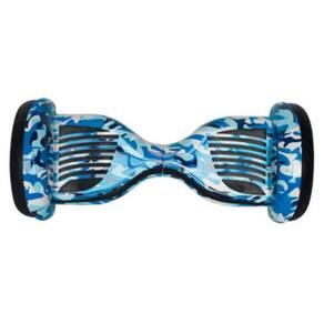 Hoverboard Skate Elétrico 10 Polegadas Azul Camuflado Led Bluetooth Brinovar
