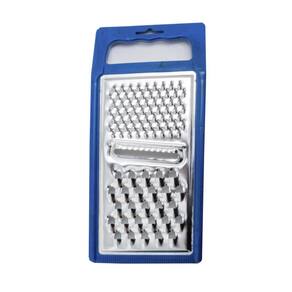 Ralador Dupla Face Inox 22cm Com Alça Fatiador Fruta Legume