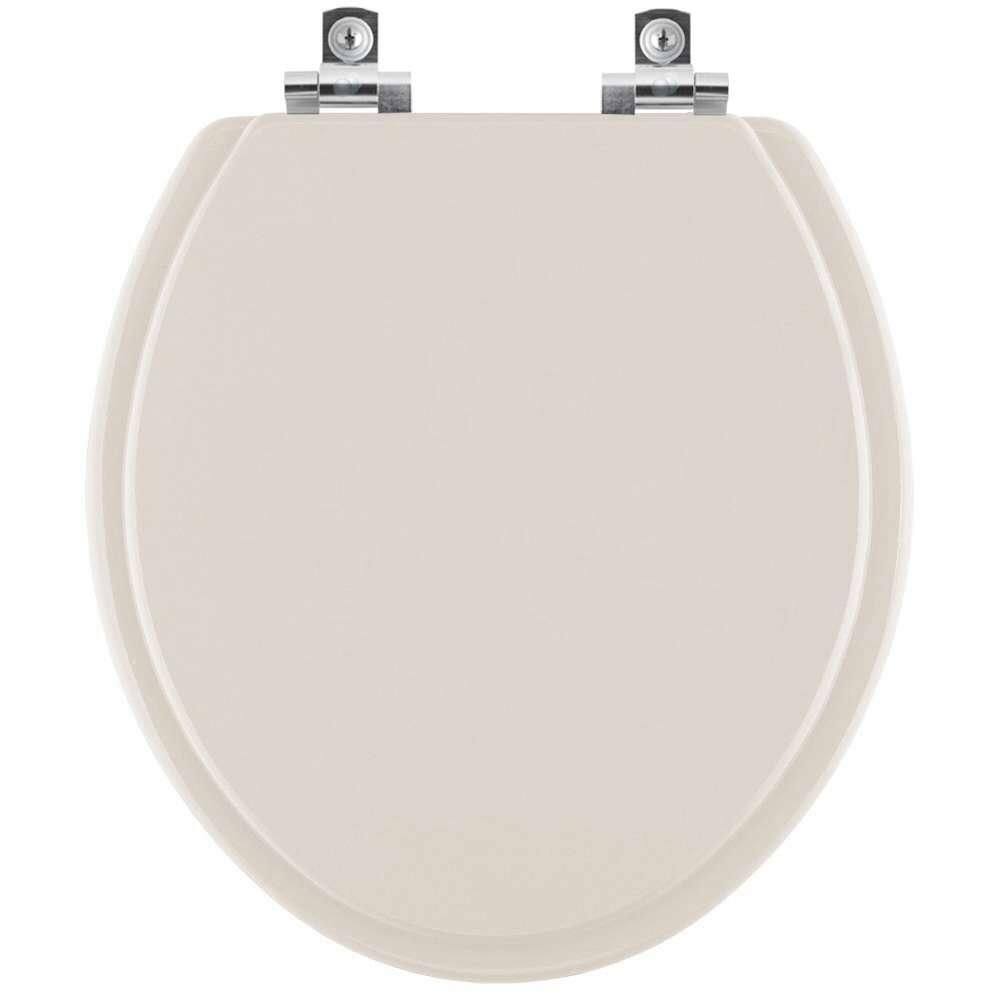 Assento Sanitário Soft Close Convencional Oval Visone para vaso Ideal Standard