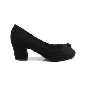Sapato Feminino Villa Rosa Scarpin Bico Redondo Nobuck