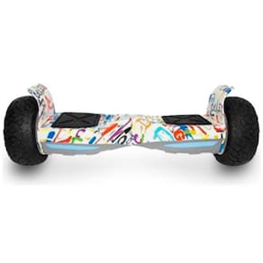 Hoverboard Skate Elétrico 8.5 Polegadas Offroad Grafite Led Bluetooth Brinovar