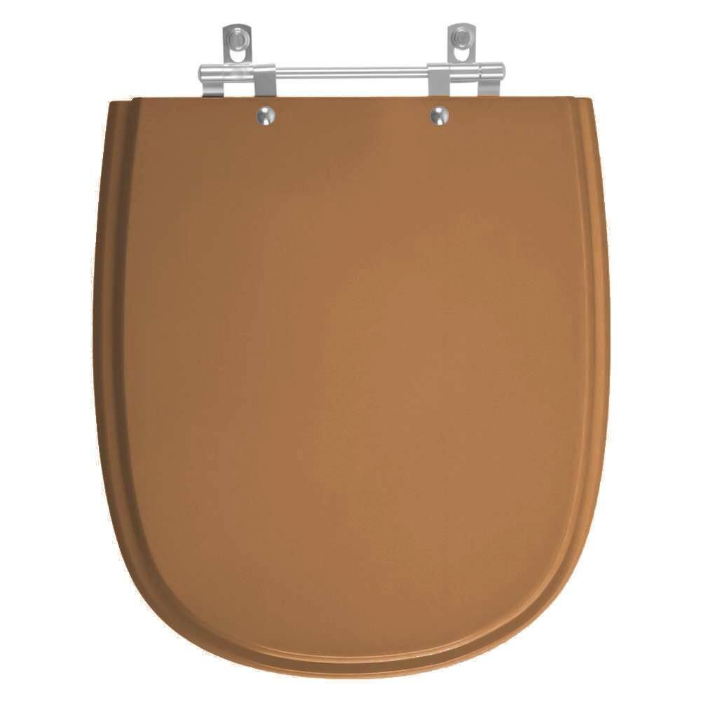 Tampa de Privada em MDF Donna Ocre para bacia Santamarina