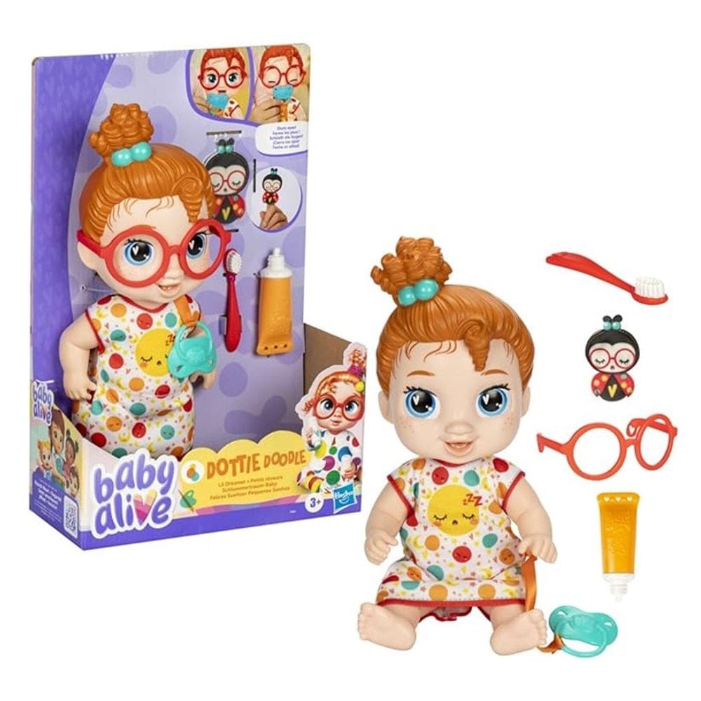 Boneca Baby Alive Pequenos Sonhos Dottie Doodle - Hasbro