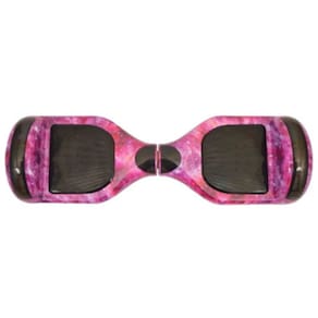 Hoverboard Skate Elétrico 6.5 Polegadas Roxo Galaxia Led Bluetooth Brinovar