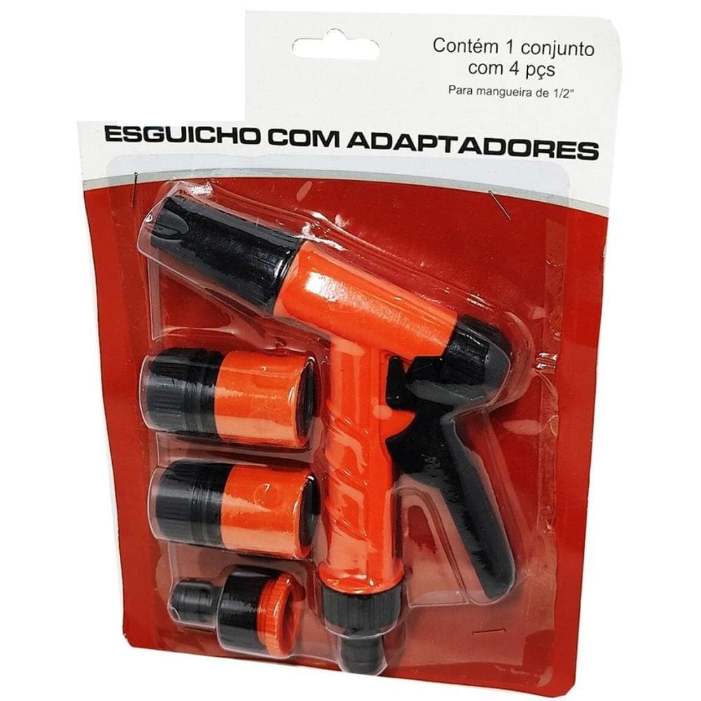 Esguicho com Adaptadores para mangueira 1/2&quot; (BAR-54137-5)