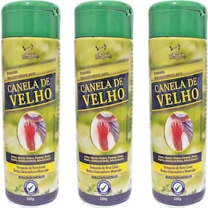 Combo Com 3 Pomadas Massageadora Canela 220ml