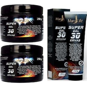 Combo Pomadas Massageadora Efeito Gelo Quente Mary Life