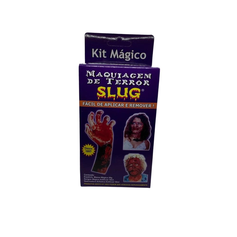 Kit Maquiagem Terror Halloween Zumbi Carnaval Cosplay