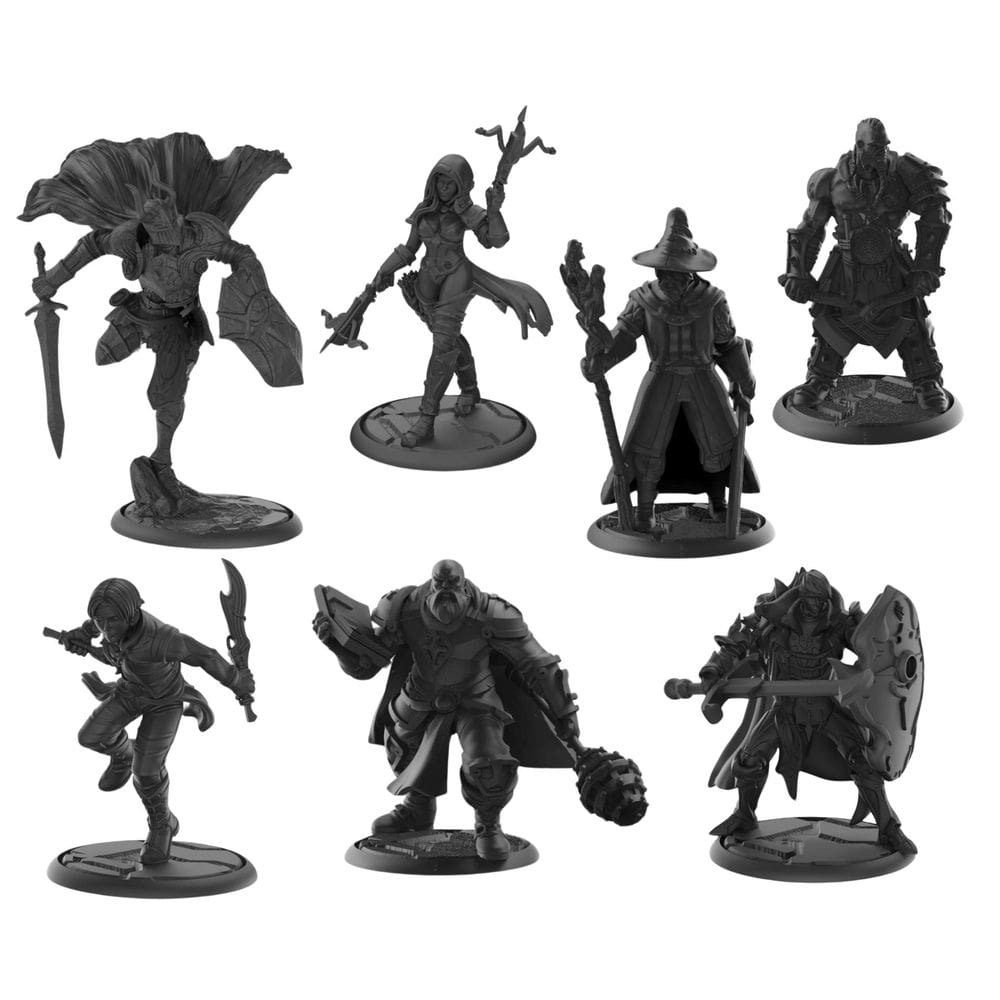 Miniaturas Rpg Herois Humanos Dungeons & Dragons Tabuleiro